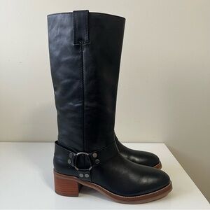 Frye Camryn Tall Shaft Harness Boots Size 10